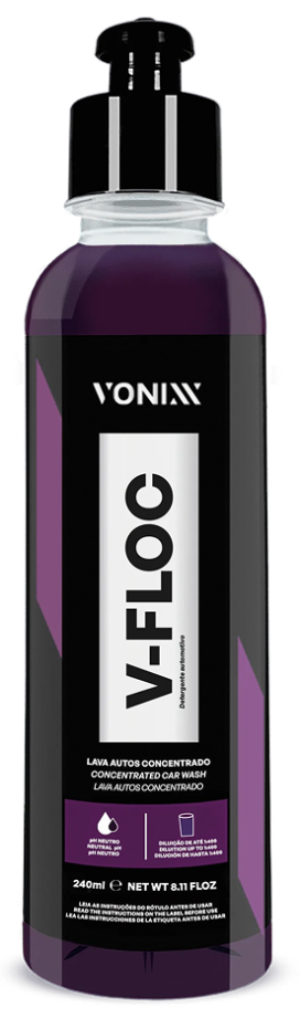 Vonixx v-floc is a high-performance car wash shampoo - bravaro car care - bravaro