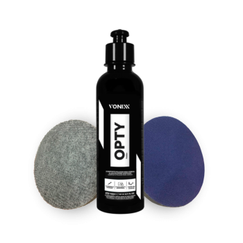 Opty 240ml + 5″ carpet polishing pad + 5″ canvas glass polishing pad - bravaro
