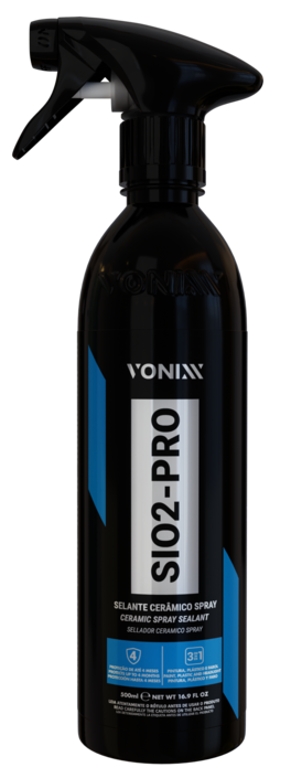 Vonixx sio₂-pro ceramic spray sealant is a versatile, sio₂-based spray coating - bravaro car care - bravaro
